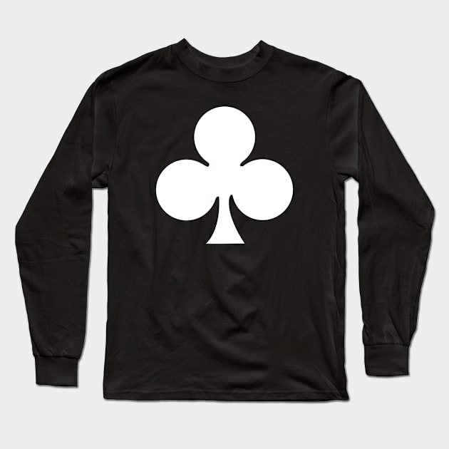 Club Card Long Sleeve T-Shirt by EarlAdrian